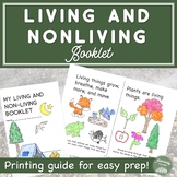 Living and Nonliving Booklet