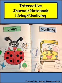 Preview of Living and Nonliving Interactive Journal
