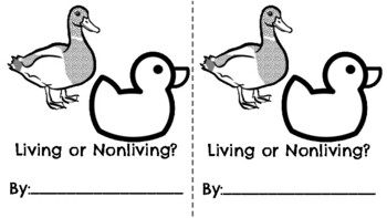 Preview of Living and Nonliving Reader