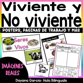 Preview of Living and Nonliving - SPANISH
