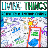 Living and Nonliving Thing Worksheets and Anchor Charts | 