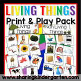 Living and Nonliving Things Living Science Unit | Kinderga