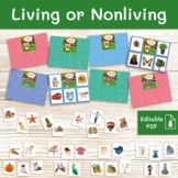 Living and Nonliving Things. 2 options included: real phot