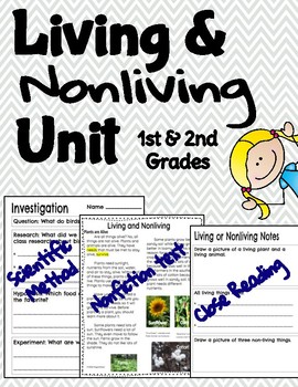 Preview of Living and Nonliving Things Unit