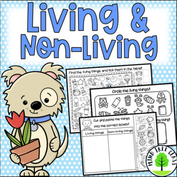 Preview of Living and Nonliving Things Worksheets