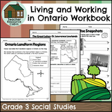 Living and Working in Ontario Regions Workbook (Grade 3 Social Studies)