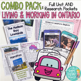 Living and Working in Ontario Grade 3 Unit & Research Reso