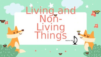 Preview of Living and non living things