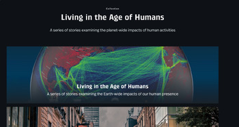 Preview of Living in the Age of Humans Collection Story Map Bundle