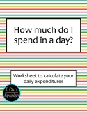 Living on Many Dollars a Day - My Daily Spending