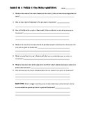 Living on  a Dollar a Day Documentary Worksheet Spanish & English