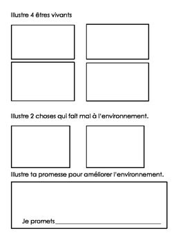 Living things handout FRENCH by Christine Lamb | TPT