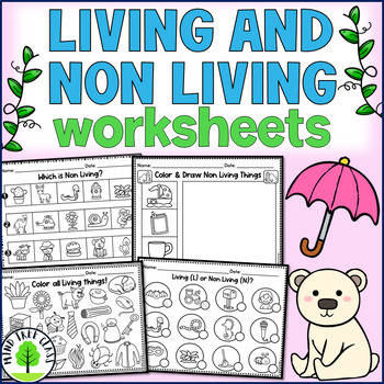 Preview of Living vs. Nonliving Sort | Living and Nonliving Things Worksheets