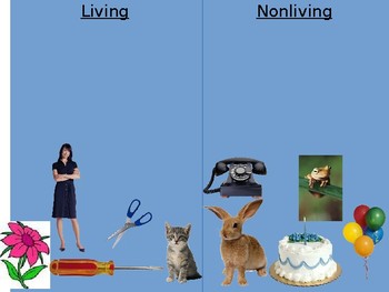 Preview of Living vs. Nonliving Things