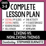 Living vs. Nonliving Things Lesson | Printable & Digital