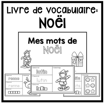 Vocabulaire de Noël interactive worksheet