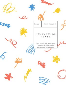 Preview of Livret de tous les types de texte IB Français B French B