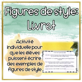 Preview of La poésie: Livret des figures de style (Distance Learning)