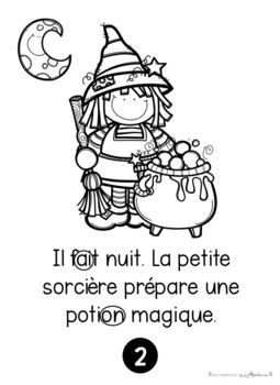 La potion de la sorcière FRENCH READING BOOKLET by Les creations de ...