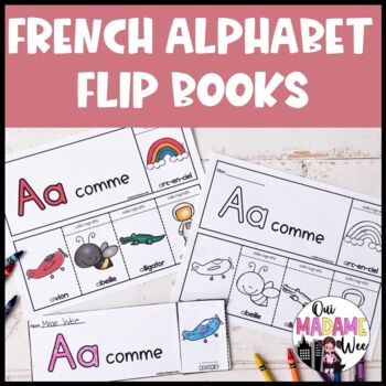 Preview of Livrets de l'alphabet | FRENCH Alphabet flip books