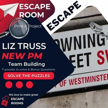 Preview of Liz Truss - New PM  Escape Room