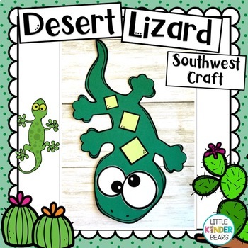 Preview of Lizard | Southwest Desert | Craft