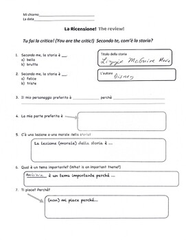 Preview of Lizzie McGuire Movie Graphic Organizers and Vocabulary Enrichment #4