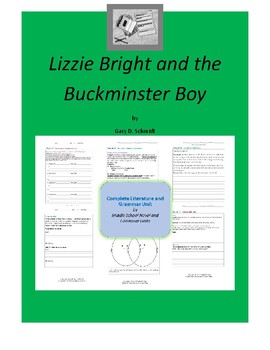 Preview of Lizzie Bright and the Buckminster Boy  Literature and Grammar Unit