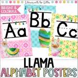Llama Alphabet Posters | Classroom Decor