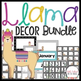 Llama Classroom Decor BUNDLE