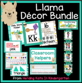 Llama Classroom Decor Bundle