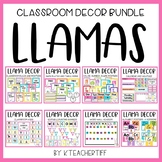 Llama Classroom Decor Bundle