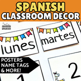 Llama Classroom Decor Spanish Bulletin Board Posters and C
