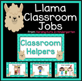 Llama Classroom Decor Classroom Jobs Signs