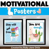 Llama Classroom Decor - Motivational Posters