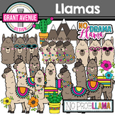 Llama Clipart - Cute Lllamas