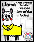 Llama Craft, Writing Activity: Back to School, Character B