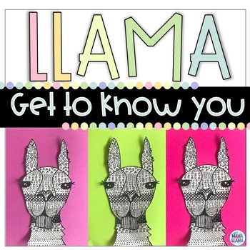 Preview of Llama Get to Know You This or That Activity