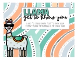 Llama Get to Know You: Student Survey