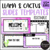 Llama Google Slides Templates with Timers