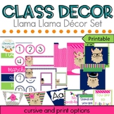 Llama Llama  Classroom Decor Set