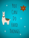 Llama Motivational Classroom Posters