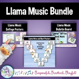 Llama Music Decor Bundle