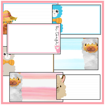 Llama Google Slides Powerpoint Template Backgrounds By The Imagination Fairy