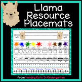 Llama Classroom Decor Resource Mats