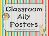 Llama Theme Classroom Ally Posters