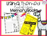 Llama Themed End of the Year Memory Book