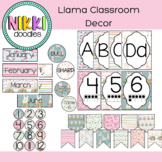 Llama Themed Printable Classroom Decor