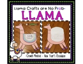 Llama Writing Craftivity for New Year's Resolutions and Gr