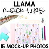 Llama and Avocado Mock-up Images | Mock-up Photos | Styled